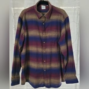 Men's long-sleeve, button-down shirt, size XL